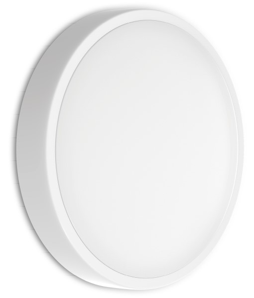 (image for) LED Flush Ceiling/Wall Light Black or White Trim